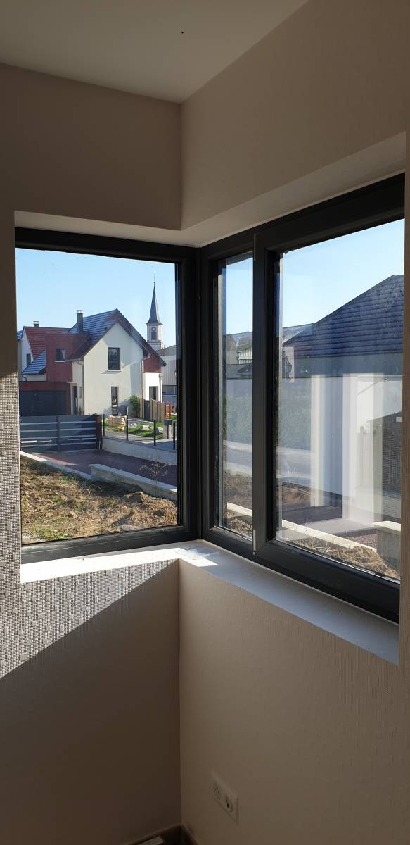 fenêtre d'angle avec ouverture OB