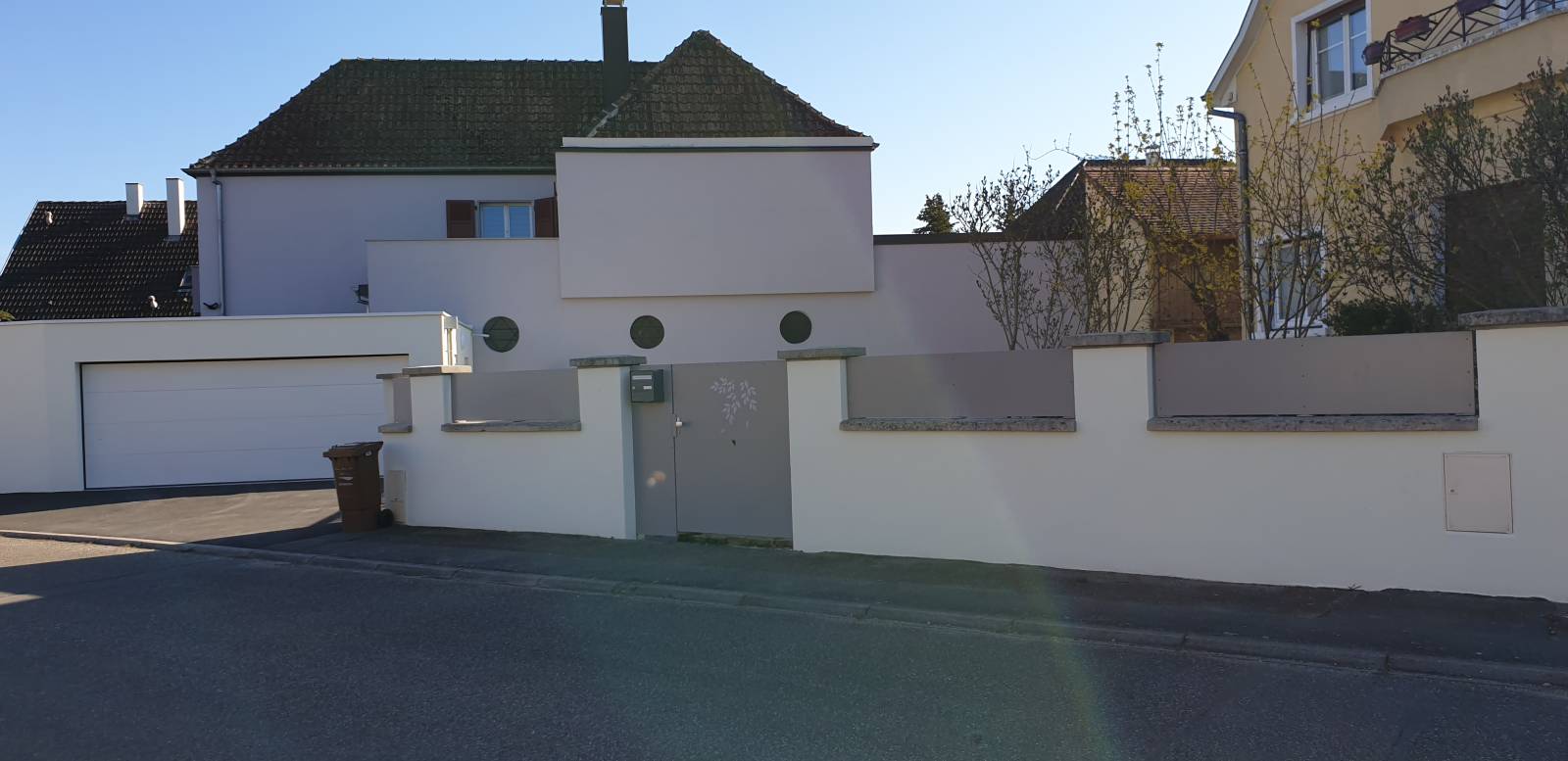 Construction d'un garage à Sundhoffen dans le Haut-Rhin en Alsace