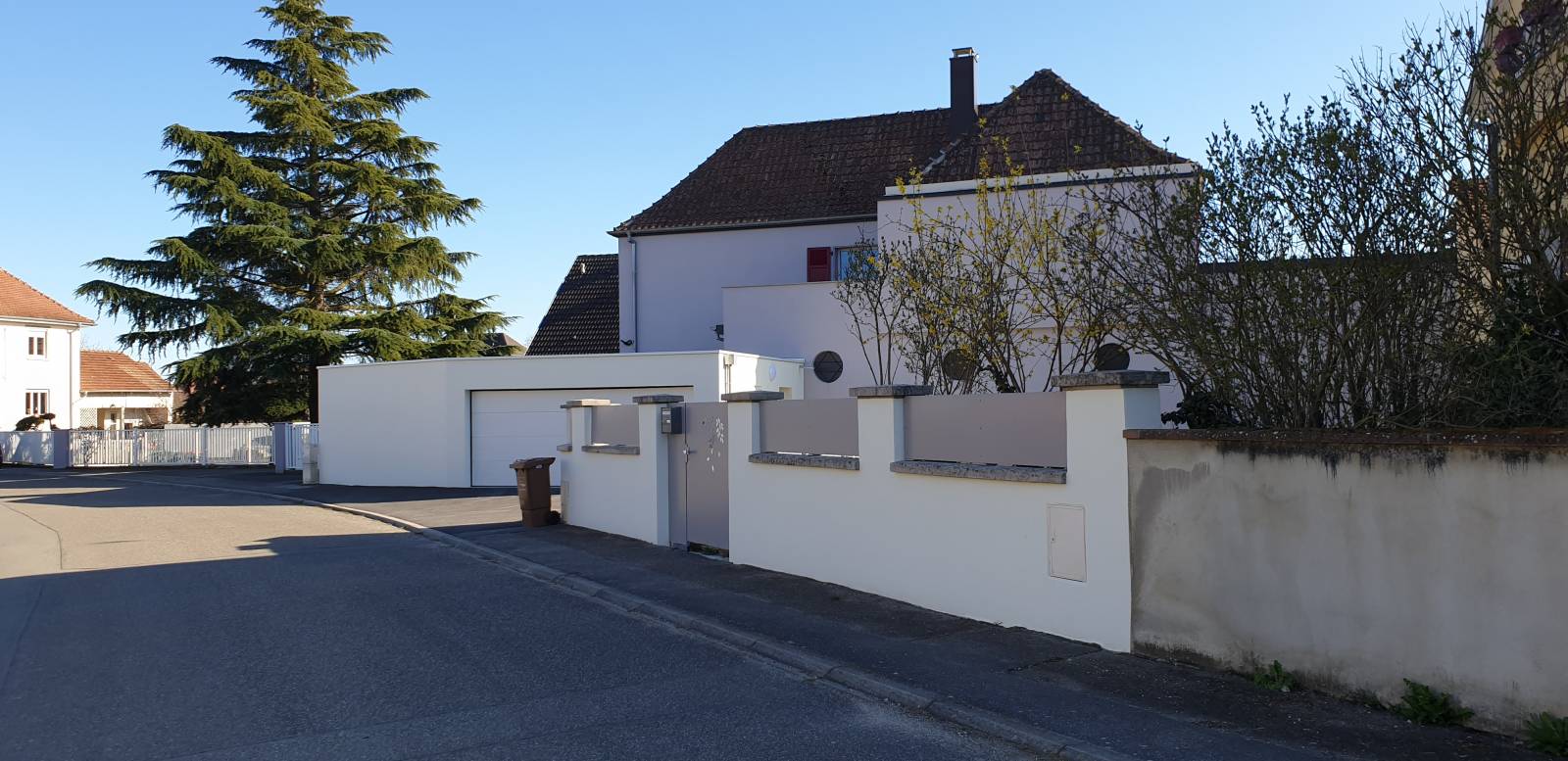 Construction d'un garage à Sundhoffen dans le Haut-Rhin en Alsace