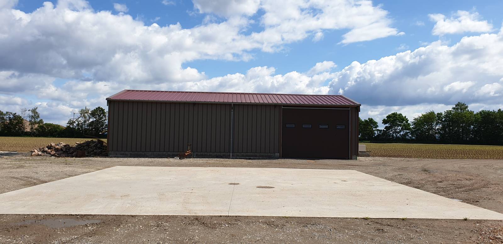 hangar de stockage