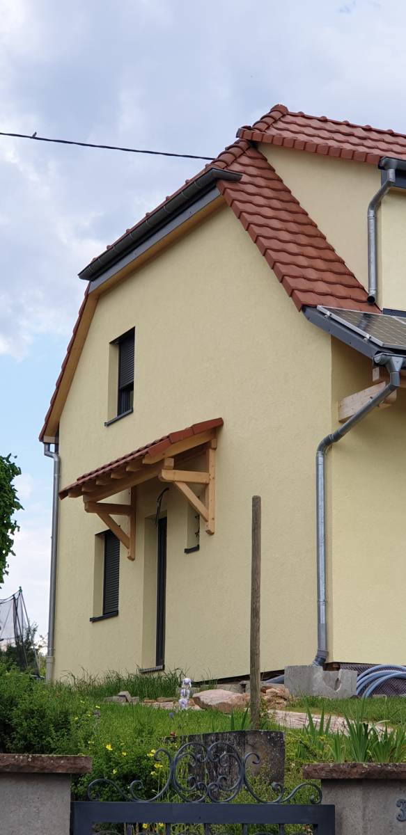 Réalisation d’une maison individuelle écologique sur sous-sol à Hattstatt en  Alsace