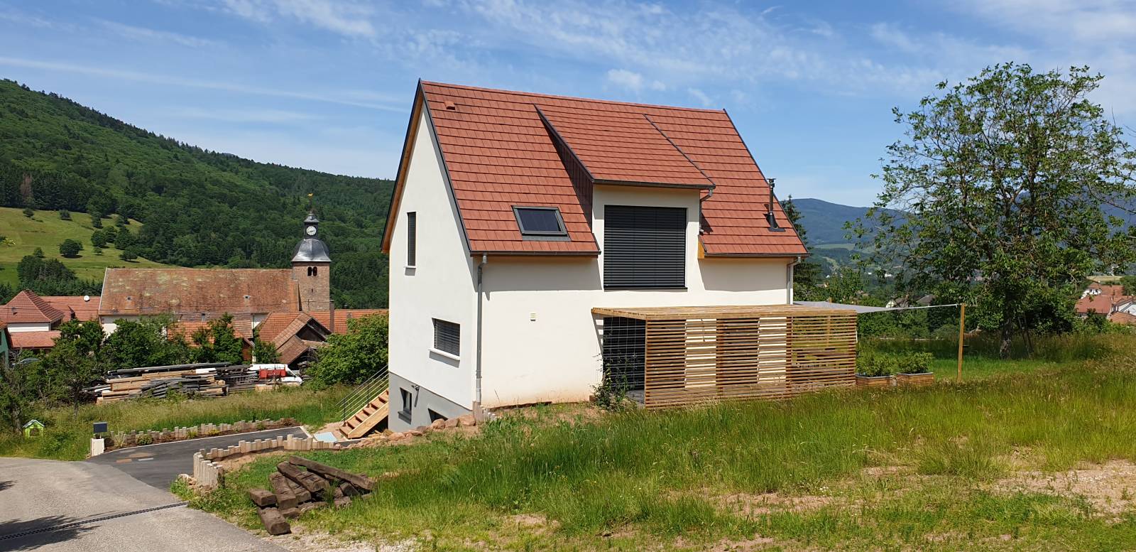 Construction d’une maison individuelle sur sous-sol à Fouchy en Alsace