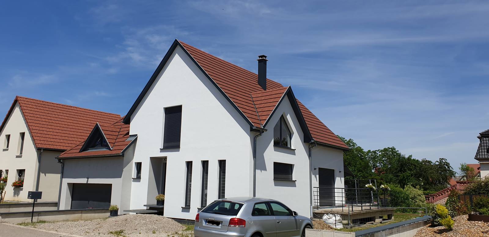 Permis de construire et plans de chantier pour cette maison individuelle près de Strasbourg en Alsace
