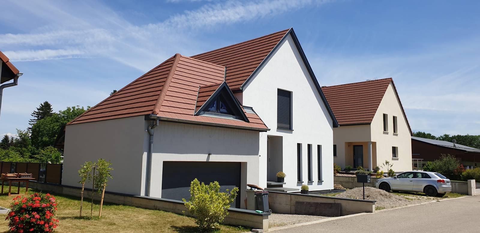Permis de construire et plans de chantier pour cette maison individuelle près de Strasbourg en Alsace