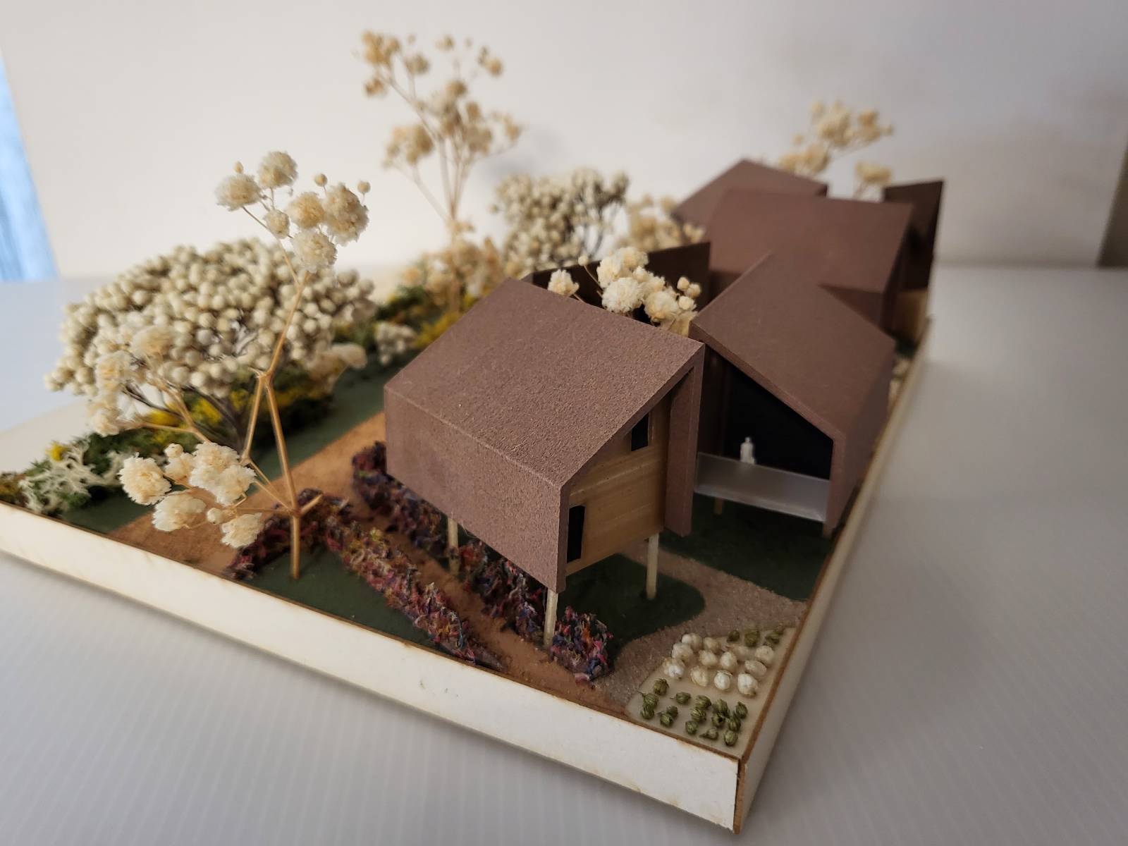 Maquette d'ambiance habitats individuels groupés