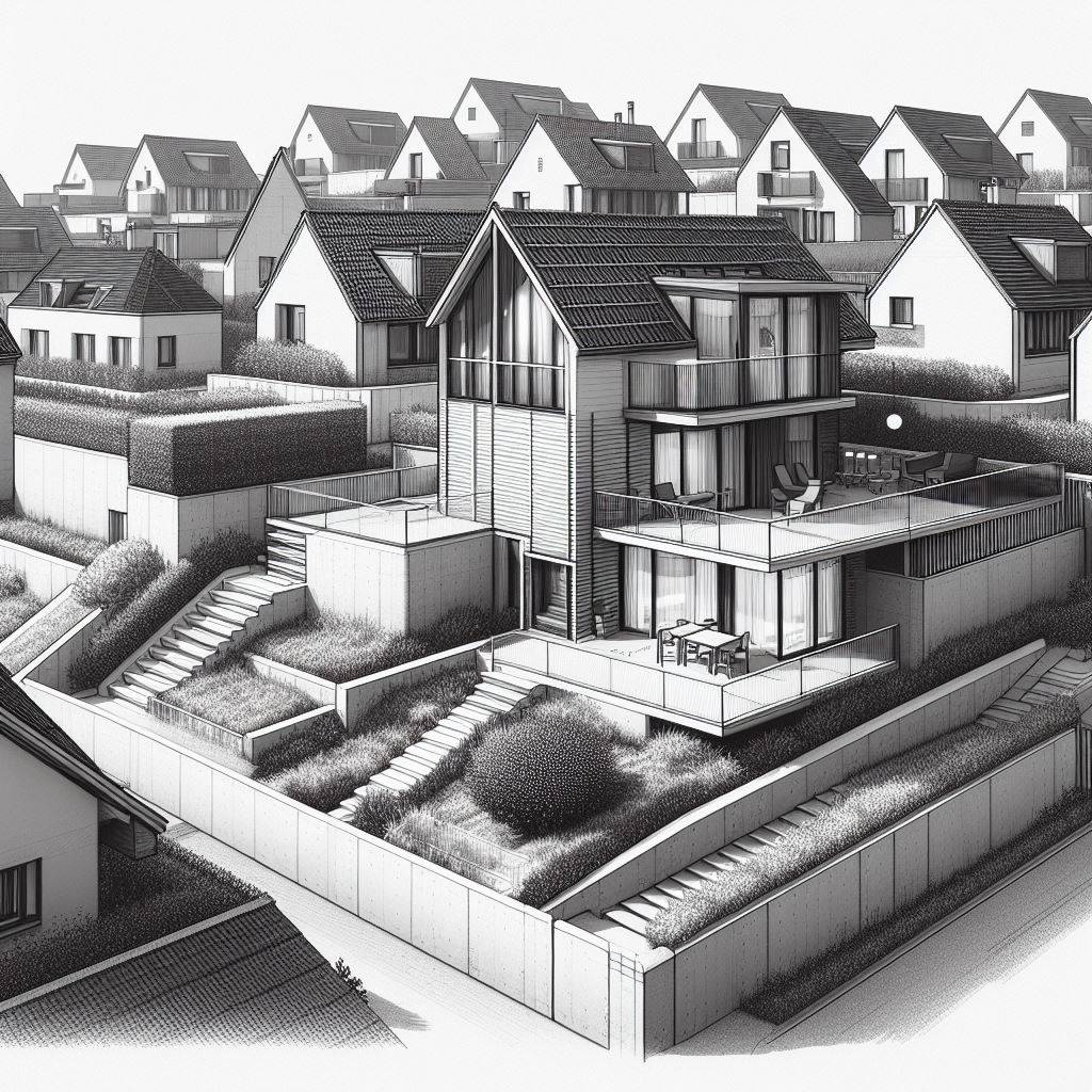 Étude de densification douce par un architecte en alsace