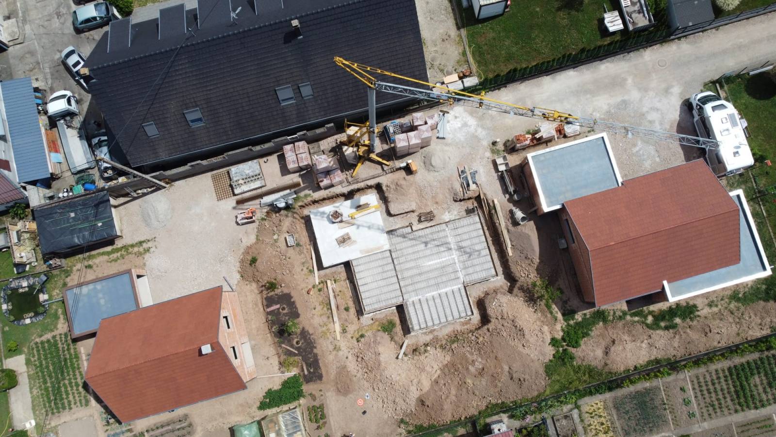 Vue aérienne des 3 projets