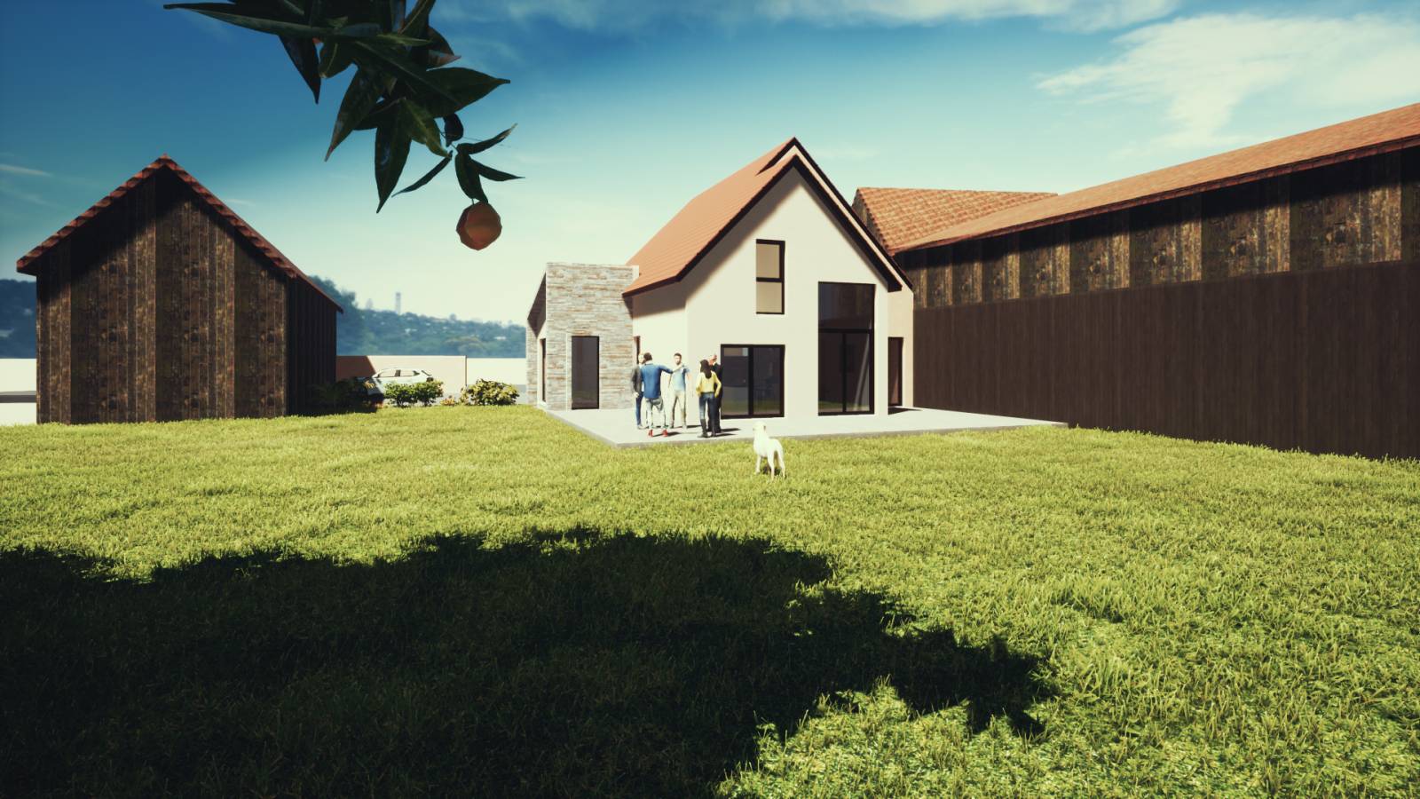 vue depuis le jardin