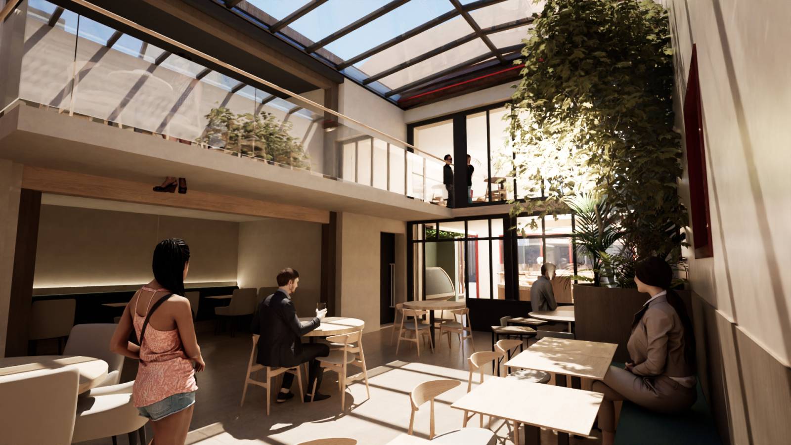salon de thé sous verrière à Strasbourg