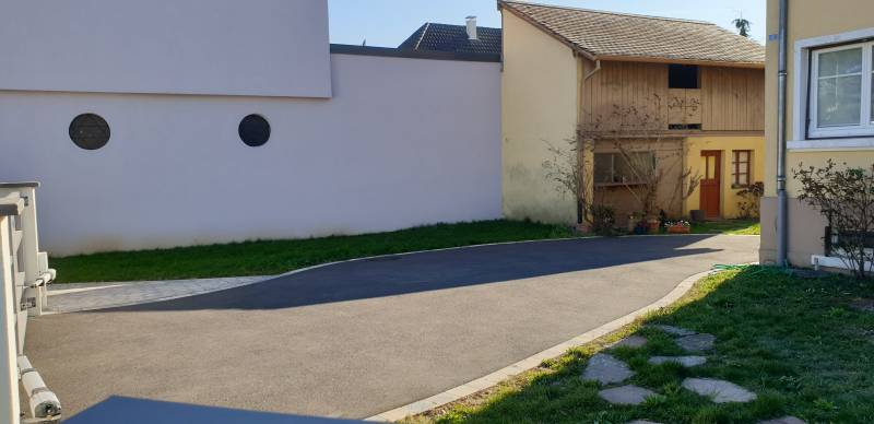 Construction d'un garage à Sundhoffen dans le Haut-Rhin en Alsace