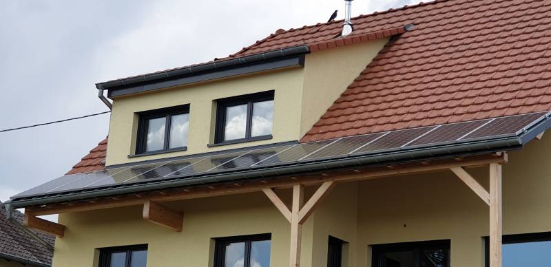 Réalisation d’une maison individuelle écologique sur sous-sol à Hattstatt en  Alsace