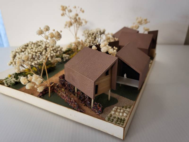 Maquette d'ambiance habitats individuels groupés