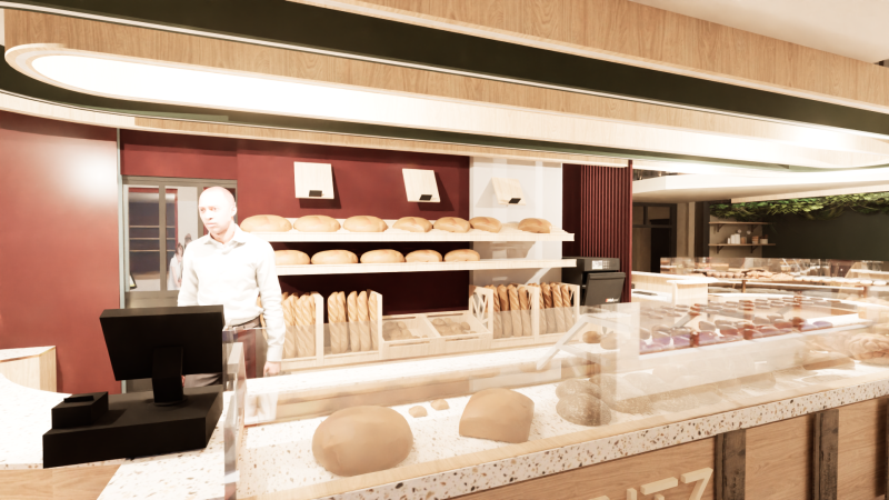 comptoir de boulangerie