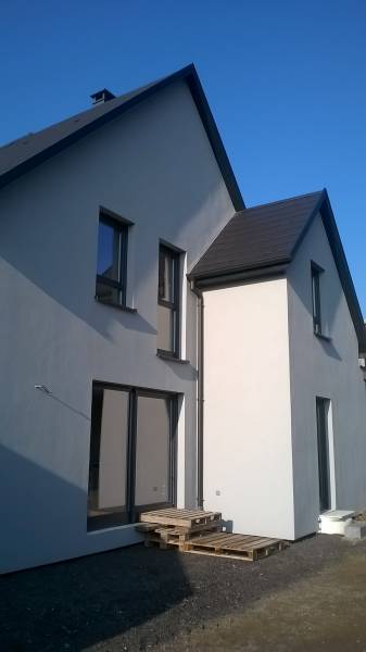 Construction d'une maison individuelle à demi-niveau, à Sélestat dans le centre Alsace