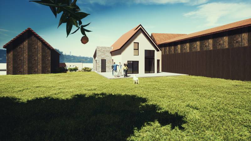 vue depuis le jardin