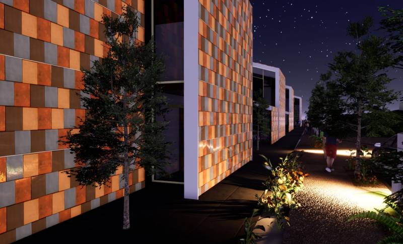 Perspective de nuit